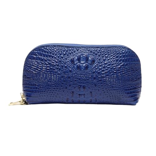 Lejdi Abendtaschen for Damen, Geldscheinklammern, Kartenetuis, Geldbörsen, Geldbörsen, Business-Handtaschen aus echtem Leder (Color : Blue) von Lejdi