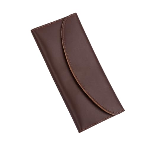 Lejdi Business-Geldbörsen aus echtem Leder, Damen-Geldbörsen, Geldklammern, blockierende Geldbörse, Geld-Organizer, Geldbörse, Kartenetuis (Color : Brown) von Lejdi