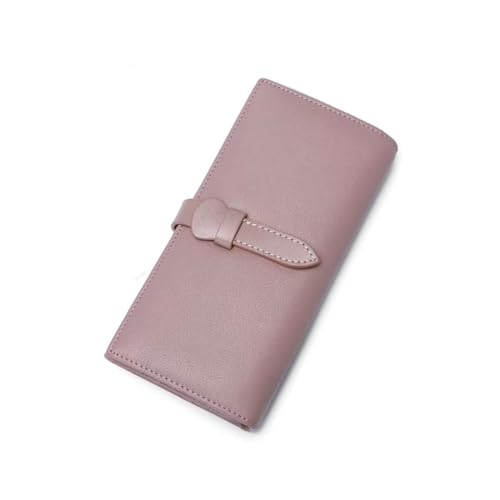 Lejdi Business-Geldbörsen for Damen, Geld-Organizer, Geldscheinklammern, Kartenetuis, Geldbörse, echtes Leder (Color : Pink) von Lejdi