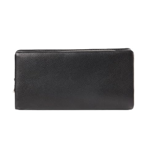 Lejdi Business-Handtaschen Geldbörsen for Damen Geldklammern Abendtaschen Rindsleder-Geldbörsen Kartenetuis aus echtem Leder(Black) von Lejdi