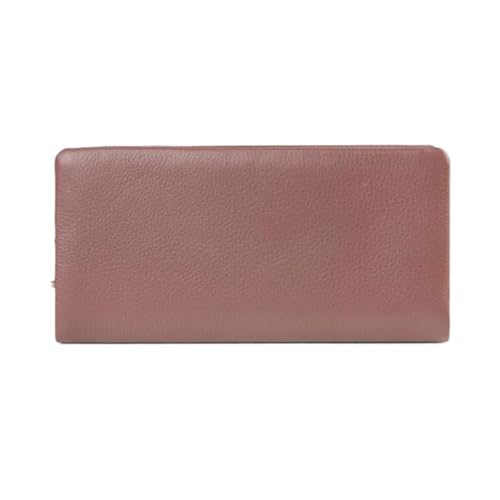 Lejdi Business-Handtaschen Geldbörsen for Damen Geldklammern Abendtaschen Rindsleder-Geldbörsen Kartenetuis aus echtem Leder(Purple) von Lejdi
