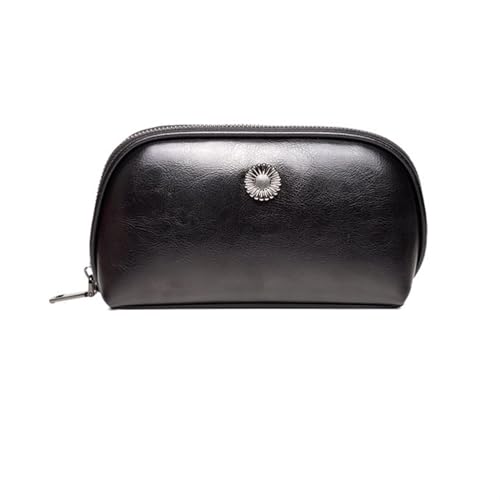 Lejdi Damen-Abendtaschen, Geldklammern, Kartenetuis, Geldbörsen, Geldbörsen, echtes Leder, Business-Handtaschen, 19,1 cm (Color : Black) von Lejdi