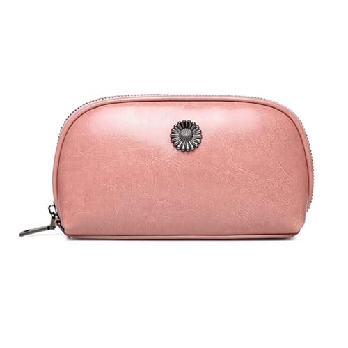 Lejdi Damen-Abendtaschen, Geldklammern, Kartenetuis, Geldbörsen, Geldbörsen, echtes Leder, Business-Handtaschen, 19,1 cm (Color : Pink) von Lejdi