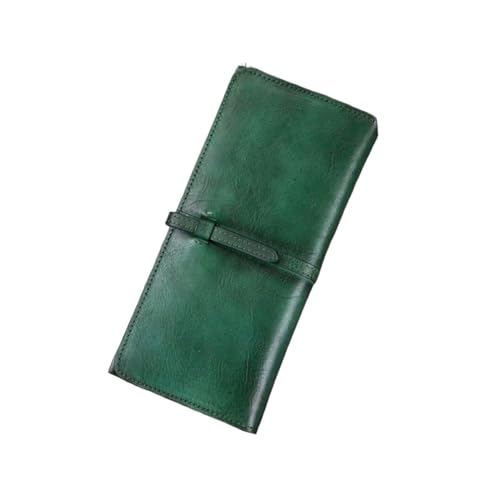 Lejdi Damen-Business-Geldbörsen, Geldscheinklammern, Kartenetuis aus Rindsleder, Handtaschen aus echtem Leder, Geldbörsen (Color : Green) von Lejdi