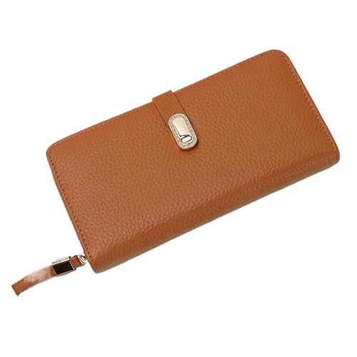 Lejdi Damen-Business-Geldbörsen, Handtaschen aus Rindsleder, Geldbörsen, Geldklammern aus echtem Leder (Color : Brown) von Lejdi