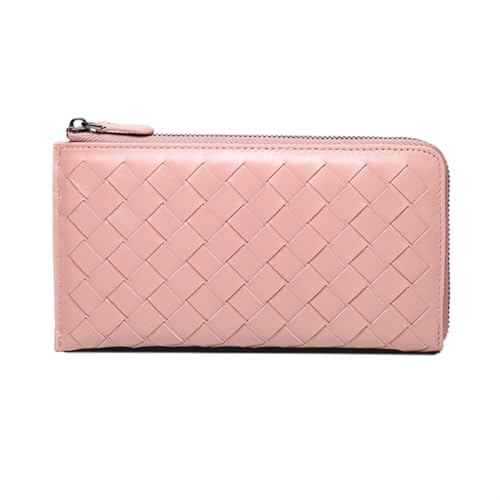 Lejdi Damen-Geldbörsen, Geldklammern, Business-Geldbörsen, Handtaschen aus echtem Leder, Kartenetuis, Abendtaschen (Color : Pink) von Lejdi