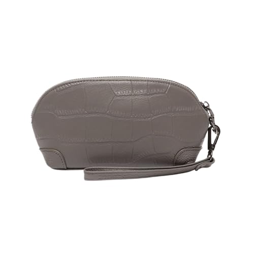 Lejdi Damen-Geldbörsen, Geldklammern, echtes Leder, Geldbörsen, Business-Handtaschen, Abendtaschen (Color : Gray) von Lejdi