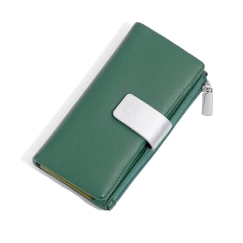 Lejdi Damen Geldbörsen Leder Geldklammern Abendtaschen Geldbörsen Handtaschen Kartenetuis Abendtaschen(Green) von Lejdi