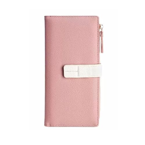 Lejdi Geld-Organizer Geldbörsen for Damen Brieftaschen Kartenetuis Lederhandtaschen Abendtaschen Geldklammern(Pink) von Lejdi