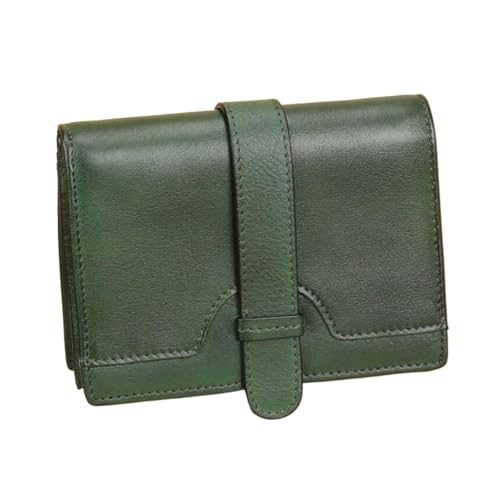 Lejdi Geld-Organizer for Damen, kleine Geldklammern, Geldbörsen, Kartenetuis aus echtem Leder, Geldbörsen, Handtaschen(Green) von Lejdi