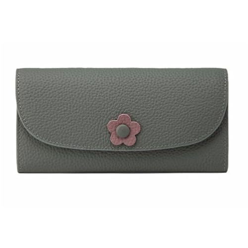 Lejdi Geldbörsen Handtaschen for Damen Geldklammern Kartenetuis aus echtem Leder Abendtaschen Geldbörsen aus Rindsleder(Blue) von Lejdi