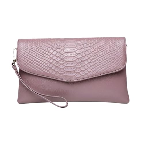 Lejdi Geldbörsen for Damen Geldklammern Geldbörsen Handtaschen Kartenetuis aus echtem Leder Abendtaschen Schultertaschen(Purple) von Lejdi