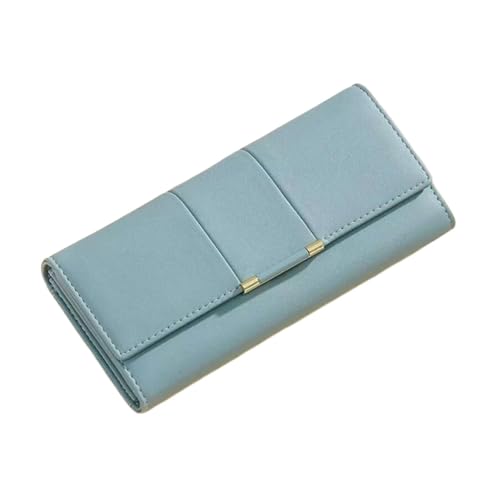 Lejdi Geldbörsen for Damen Geldklammern Geldbörsen Kartenetuis aus echtem Leder Geld-Organizer Abendtaschen Handtaschen(Blue) von Lejdi