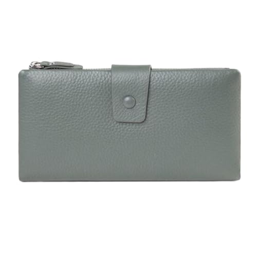 Lejdi Handtaschen for Damen, Geldbörsen, Geldklammern aus echtem Leder, Kartenetuis, Geldbörsen, Abendtaschen, Geld-Organizer aus Rindsleder(Green) von Lejdi