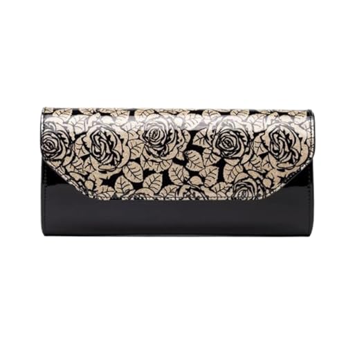 Lejdi Umhängetaschen Geldbörsen for Damen Geldklammern Brieftaschen Handtaschen Abendtaschen Kartenetuis aus echtem Leder Geld-Organizer(Gold) von Lejdi