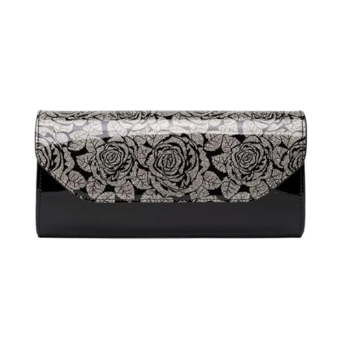Lejdi Umhängetaschen Geldbörsen for Damen Geldklammern Brieftaschen Handtaschen Abendtaschen Kartenetuis aus echtem Leder Geld-Organizer(Gray) von Lejdi