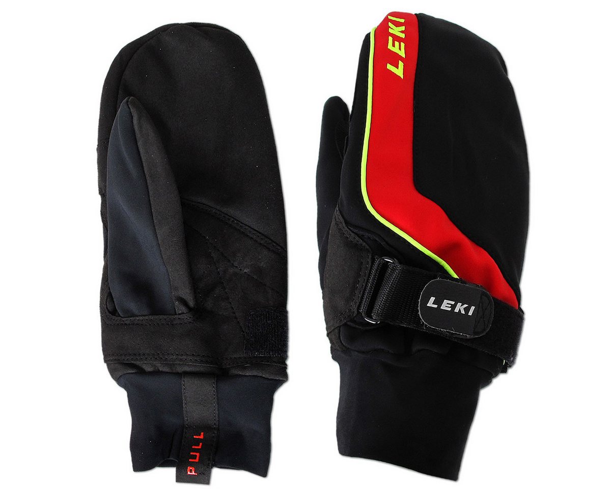 Leki Skihandschuhe Shark Cruiser Mitten Fäustlinge mit Finger-Channels und Shark System von Leki