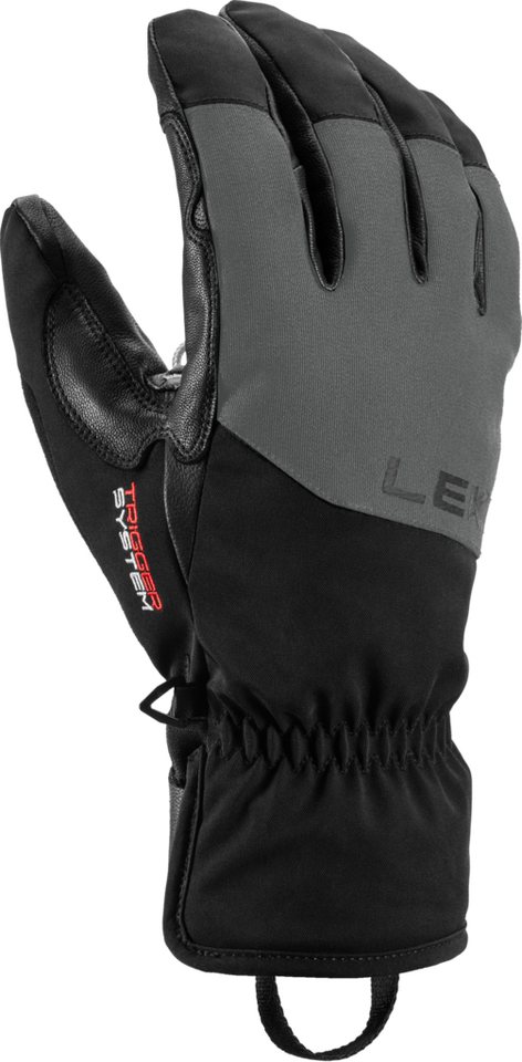 Leki Fleecehandschuhe HS Pegas 3D GTX SCHWARZ-GRAU von Leki