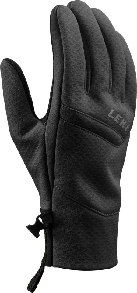 Leki Fleecehandschuhe HS Slide SCHWARZ von Leki