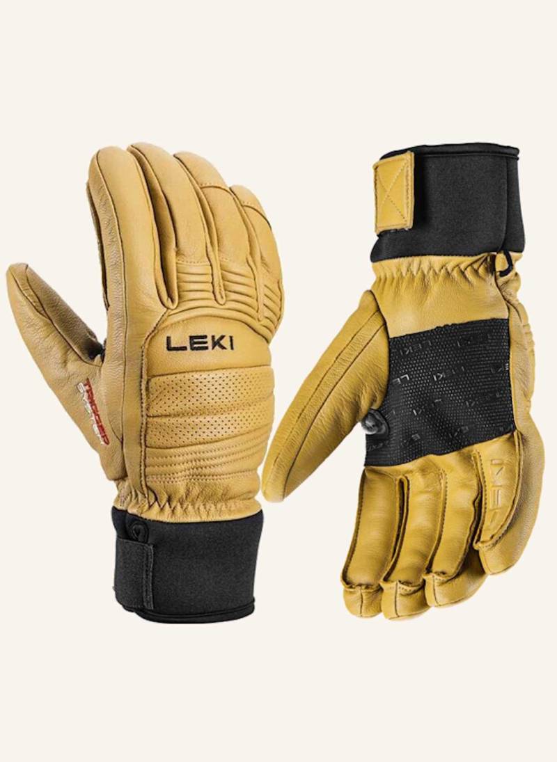 Leki Handschuhe Cooper 3d Pro braun von Leki