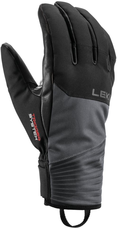 Leki Laufhandschuhe Sparrow 3D SCHWARZ-GRAU von Leki