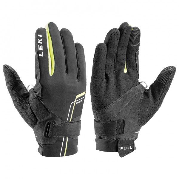 Leki - Nordic Move Shark - Handschuhe Gr 10;6;7;8;9 grau von Leki