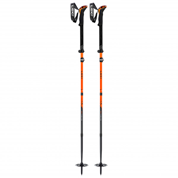 Leki - Sherpa FX Carbon Strong - Trekkingstöcke Gr 125 - 140 cm orange/blau von Leki