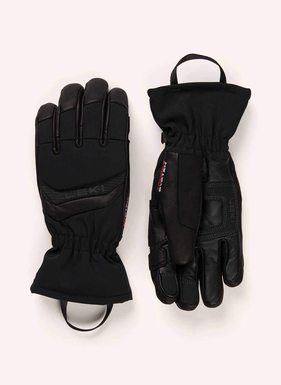 Leki Skihandschuhe Griffin Base 3d schwarz von Leki