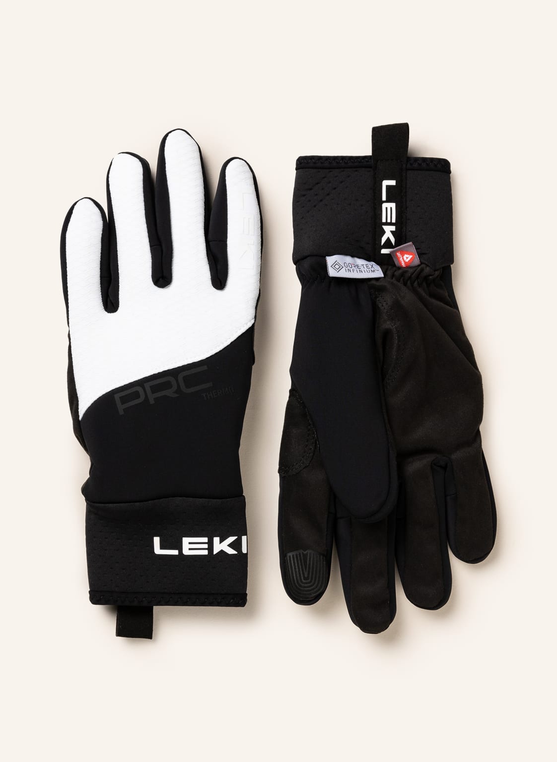 Leki Skihandschuhe Hs Prc Thermo Plus schwarz von Leki