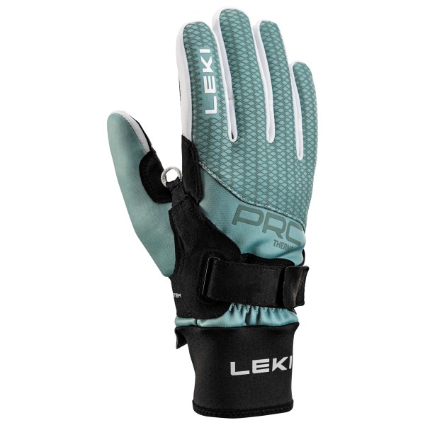 Leki - Women's PRC Thermoplus Shark - Handschuhe Gr 8 türkis/schwarz von Leki