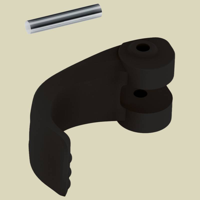 SpeedLock +/2+ Hebel Größe 18/16mm Farbe schwarz von Leki