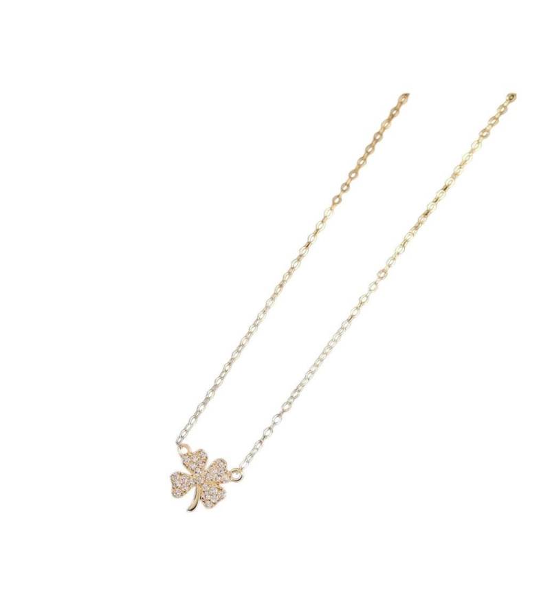 Kleeblatt Halskette Kleeblattkette Glück Glücksbringer Klee Charm Anhänger 18K Mehrfachvergoldet Gold Vergoldet Geschenkidee Kette Geschenk Kleeblatt Halskette Kleeblattkette Glück Glücksbringer Klee Charm Anhänger 18K Mehrfachvergoldet Gold Vergoldet Geschenkidee Kette Geschenk von LeleShopDE