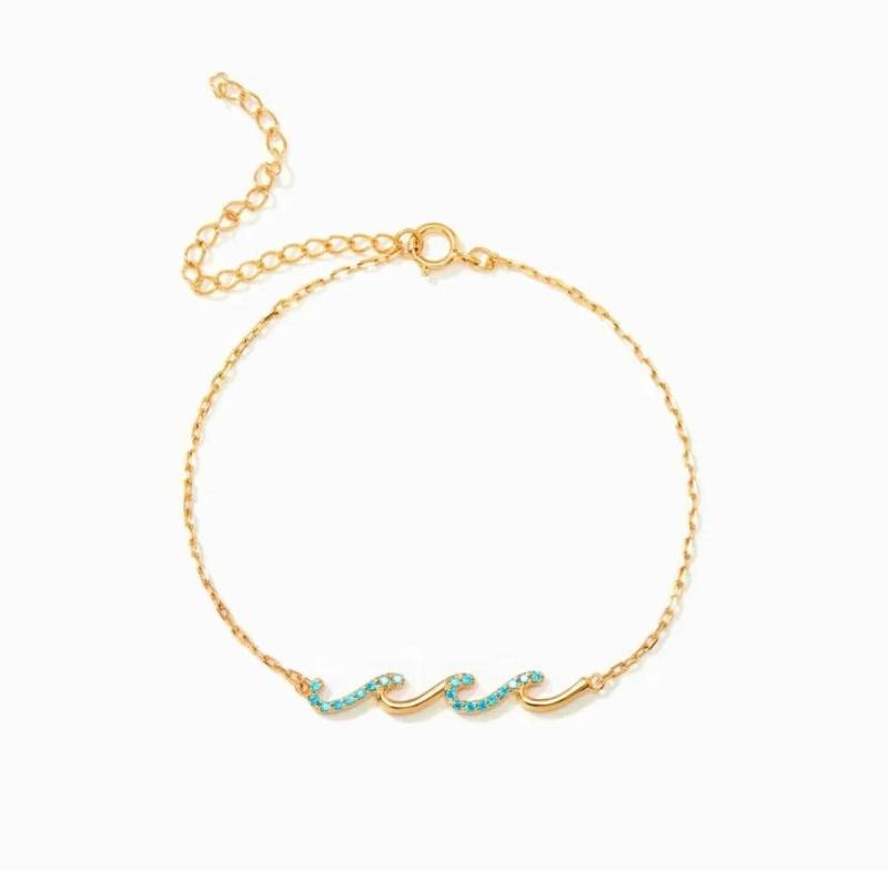Ocean Waves Wellen Meer Armkette Armband Schmuck Vergoldet Gold 14K Geschenkidee Vitamin Sea Urlaub Weihnachtsgeschenk Geburtstag Geschenk Ocean Waves Wellen Meer Armkette Armband Schmuck Vergoldet Gold 14K Geschenkidee Vitamin Sea Urlaub Weihnachtsgeschenk Geburtstag Geschenk von LeleShopDE