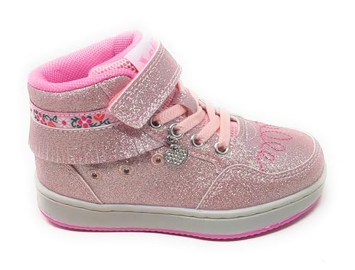Lelli Kelly Frangetta Mix Mid LKAL8070 Schuh mit Lichtern Farbe Rosa Glitzer mit Gadget, Rosa, 28 EU von Lelli Kelly