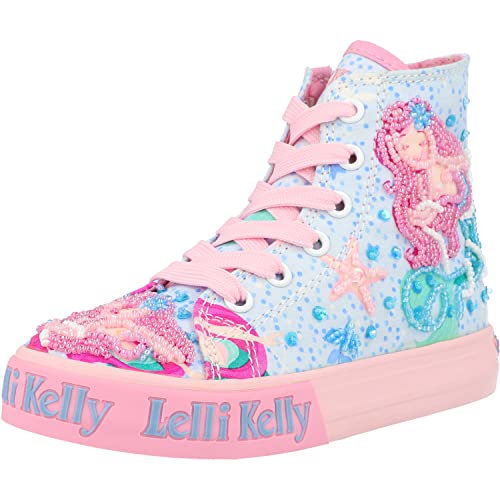 Lelli Kelly Sneaker High - Meerjungfrau - Hellblau Fantasie Synthetik 28 EU von Lelli Kelly