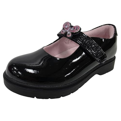 Lelli Kelly Melody 3 Schulschuhe für Mädchen, Schwarz, Lack LK8933 (NE03), Schwarz , 31 EU von Lelli Kelly