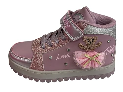 Lelli Kelly Schuh Mid Mille Sterne Dance Bär austauschbar LKAA5210 mit Jingle und Lichtern, Puder, 27 EU von Lelli Kelly