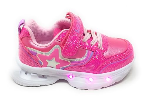 Lelli Kelly Schuhe Dora LKAL5262 Farbe Fuchsie mit Lichtern Weiße Gummisohle stoßdämpfend, fuchsia, 31 EU von Lelli Kelly