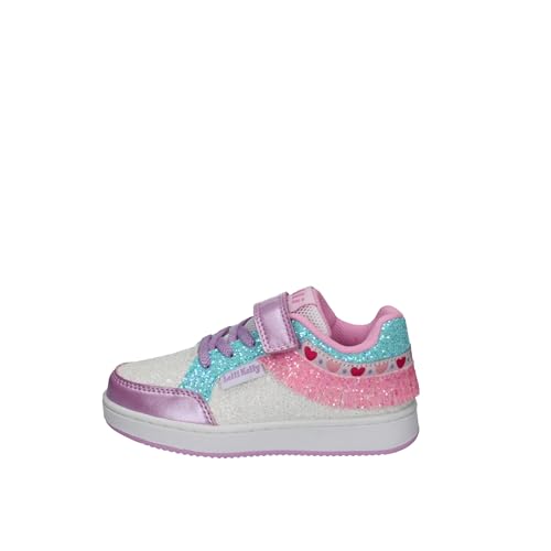 Lelli Kelly Sneakers mit Pony, elastische Schnürsenkel und Geschenk, Weiß Lila, 33 EU von Lelli Kelly