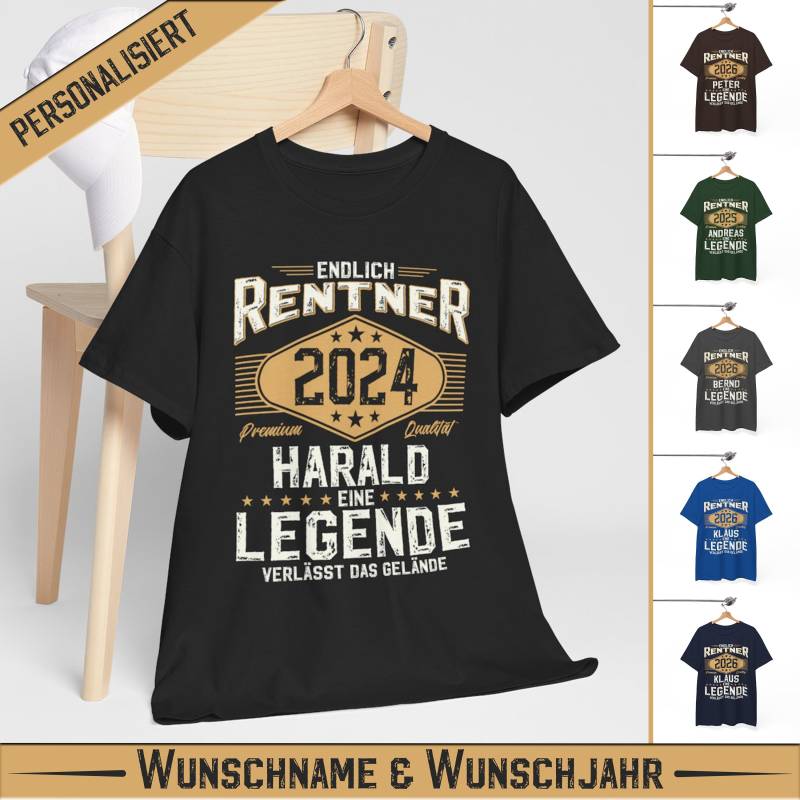 Geschenk Rente/Verabschiedung Rentner Rentnergeschenk Zur Ruhestand Personalisierbar Wunschname von LelocShop