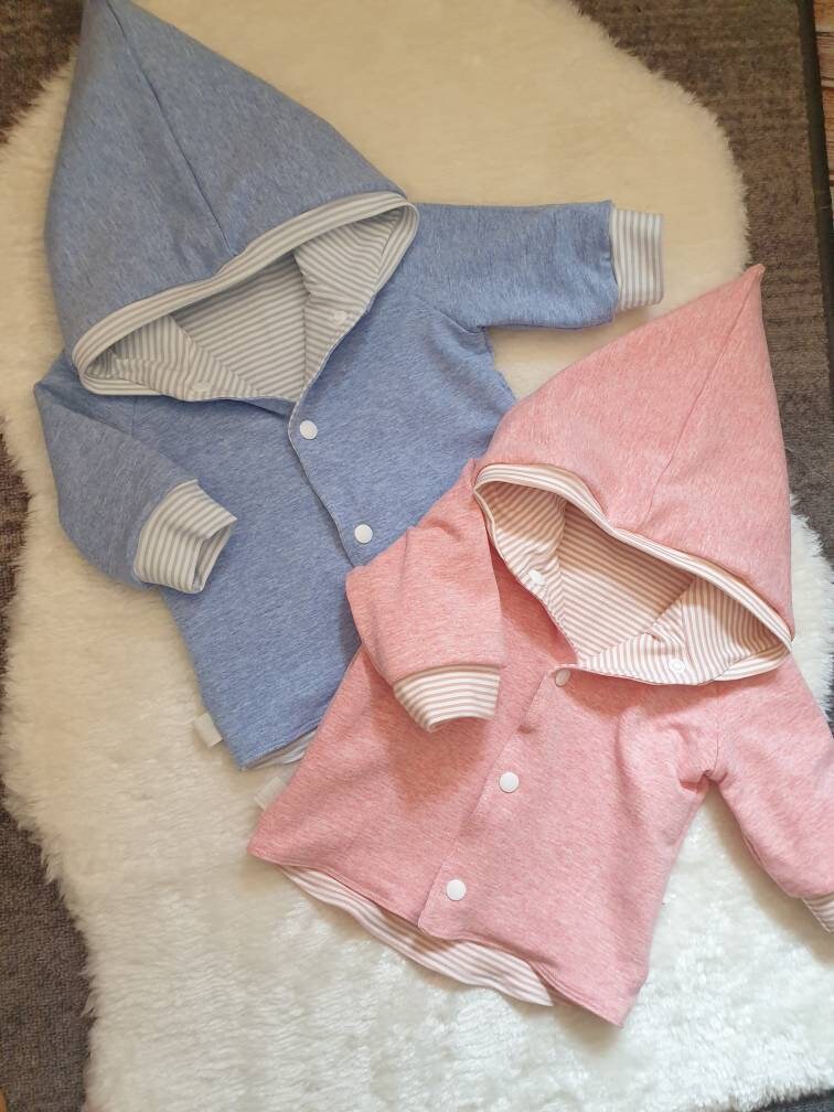 Sweatjacke Übergangsjacke Meliert von Lelomihandmade
