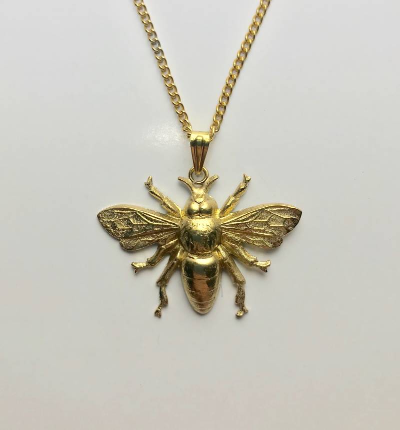 Goldene Biene Anhänger Goldene Biene Anhänger von LelongDesigns