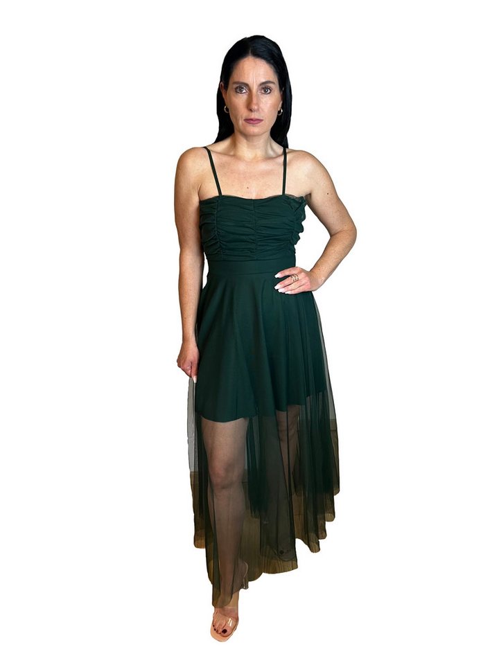 Lelü Fashion Abendkleid Kleid Firenze eingenähten Cups, mit verstellbaren Spagettiträgern von Lelü Fashion