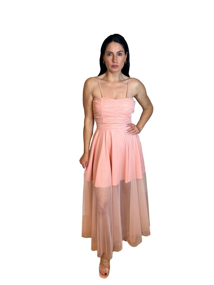 Lelü Fashion Abendkleid Kleid Firenze eingenähten Cups, mit verstellbaren Spagettiträgern von Lelü Fashion
