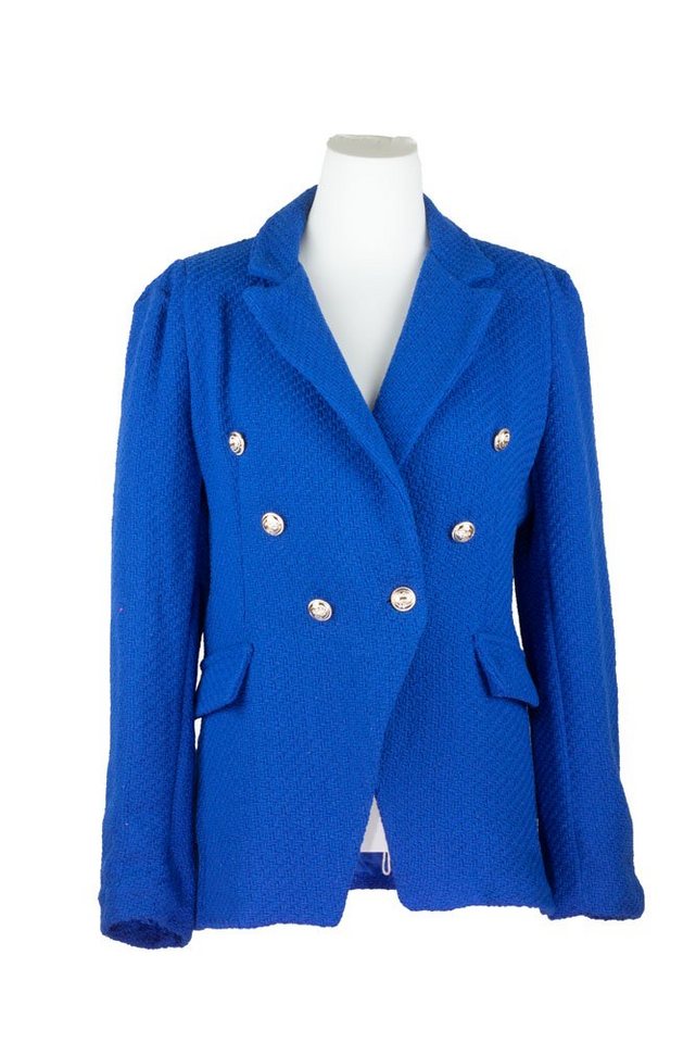 Lelü Fashion Kurzblazer Zweireihiger Boucle´-Blazer aus Bouclé von Lelü Fashion