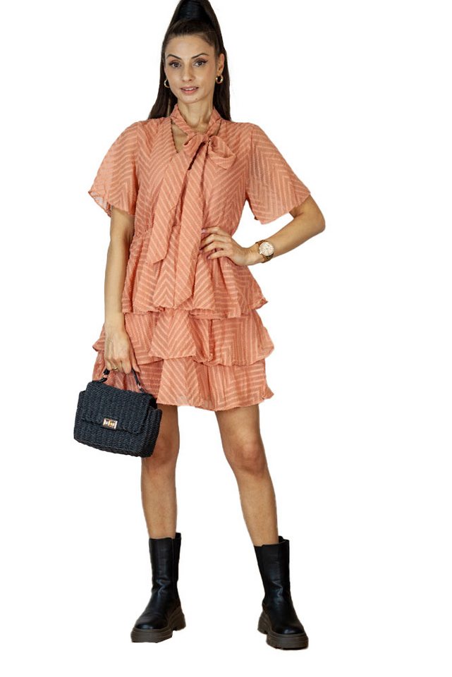 Lelü Fashion Sommerkleid Kleid mit Volant durch die Vielzahl an Volants ein absoluter Hingucker von Lelü Fashion