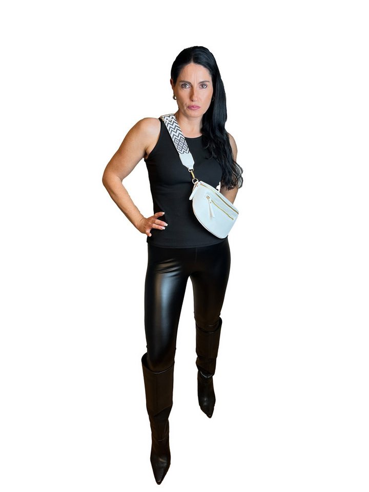 Lelü Fashion Umhängetasche Crossbody Bag, goldene Hardware von Lelü Fashion