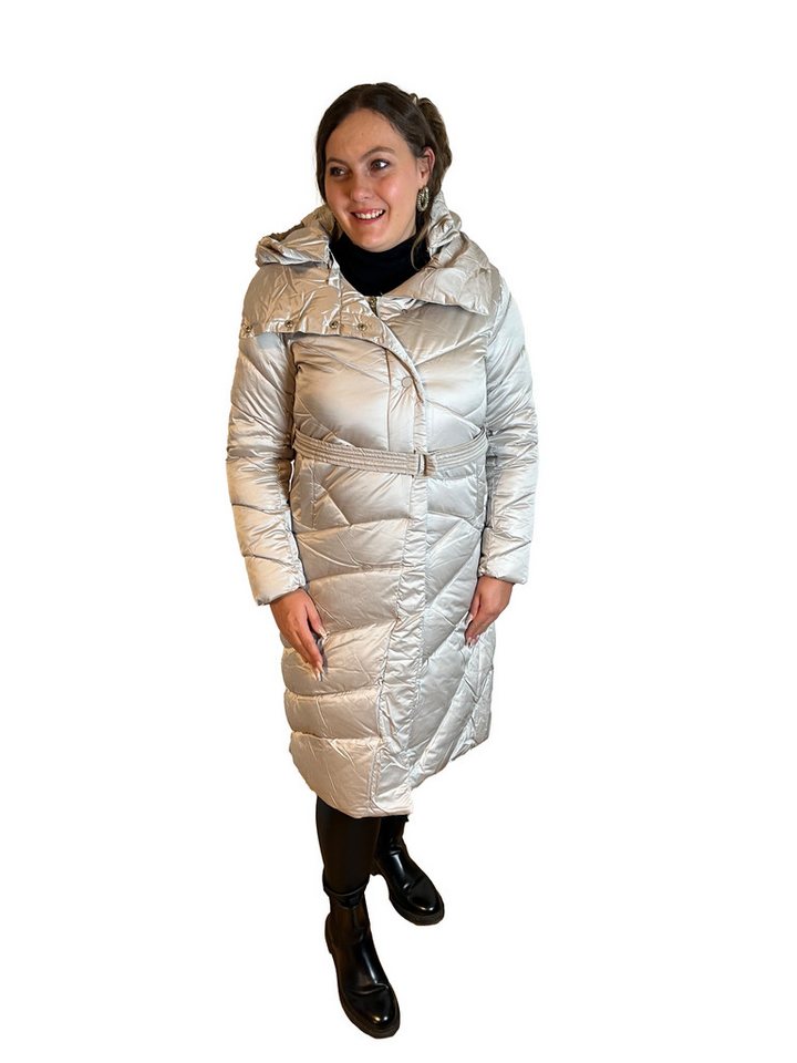 Lelü Fashion Wintermantel mit Gürtel mit abnehmbarer Kapuze, mit Stehkragen von Lelü Fashion