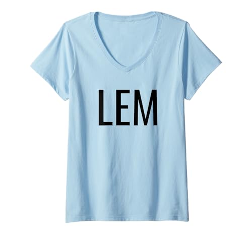 Damen Lem T-Shirt mit V-Ausschnitt von Lem
