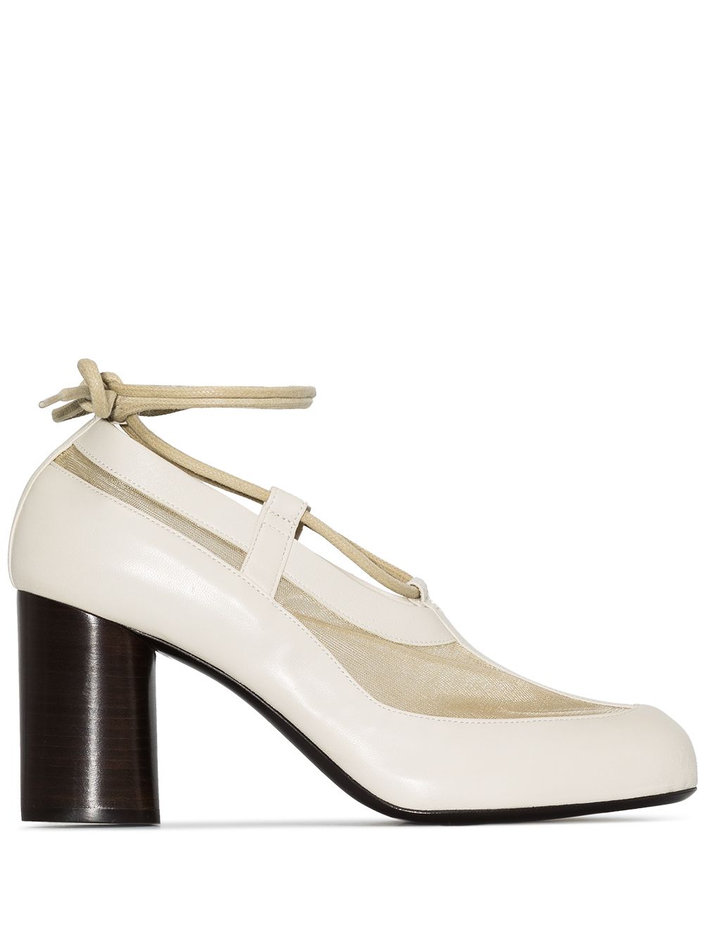 LEMAIRE Pumps mit Wickelriemen 80mm - Nude von LEMAIRE